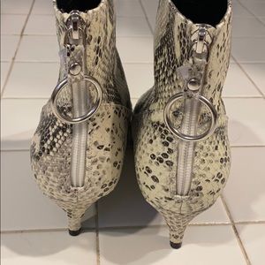 Steve Madden Snake Skin booties